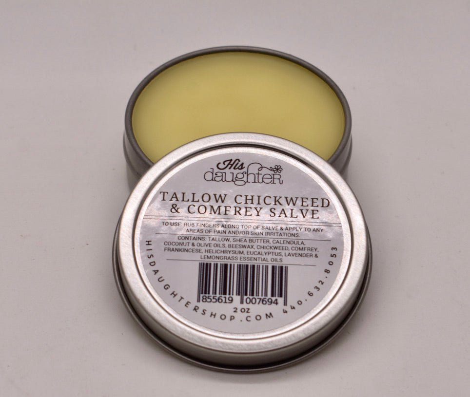 Tallow Chickweed & Comfrey Salve