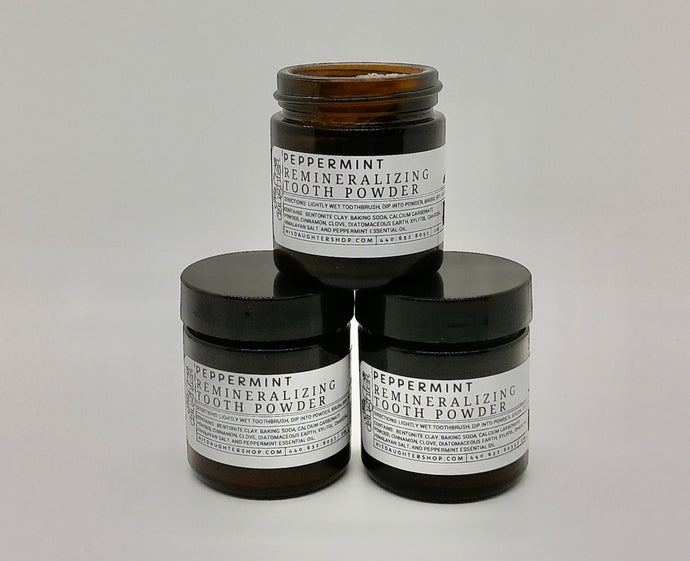 Peppermint Remineralizing Tooth Powder